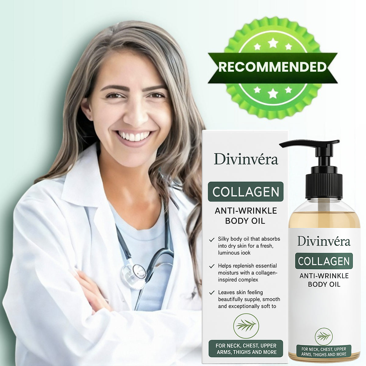 🔥Divinvéra Collagen Oil | Tightens and lifts sagging skin by 98% within 24 hours💘