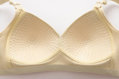 2025 WOMEN BACK BUCKLE COTTON BRAS WIRE FREE PLUS SIZE SHOULDER STRAPS BRASIERES COMFORT