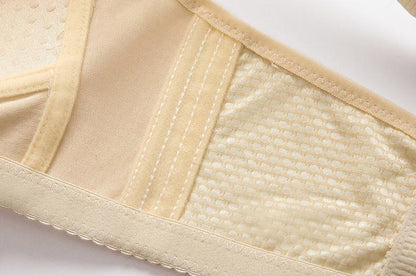 2025 WOMEN BACK BUCKLE COTTON BRAS WIRE FREE PLUS SIZE SHOULDER STRAPS BRASIERES COMFORT