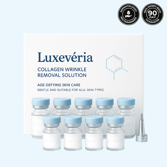 ✨❤️Luxevéria : Clinical-Grade Collagen That Erases Deep Lines Without Needles🛒✨