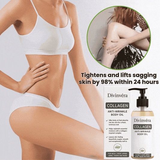 🔥Divinvéra Collagen Oil | Tightens and lifts sagging skin by 98% within 24 hours💘