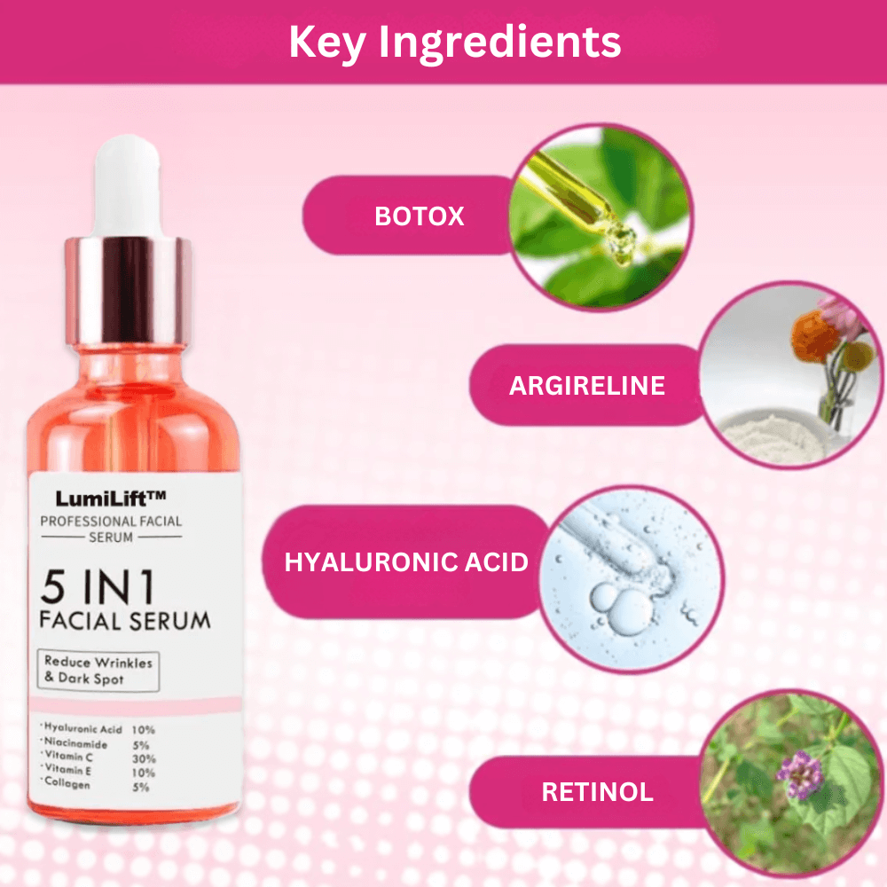 5 IN 1 FACIAL SERUM🔥BUY 1 GET 1 FREE🔥