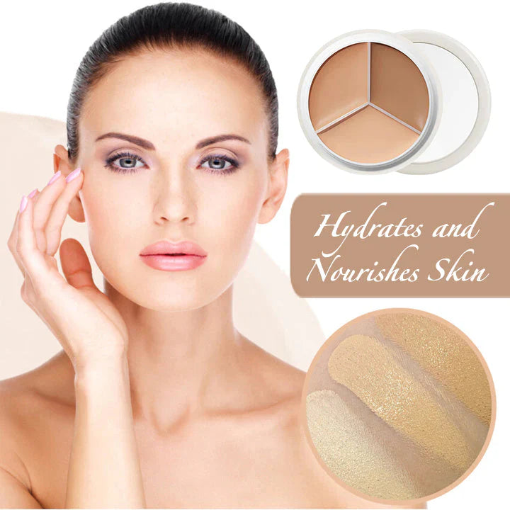 🎁3-In-1 Contouring And Brighten Concealer Palette
