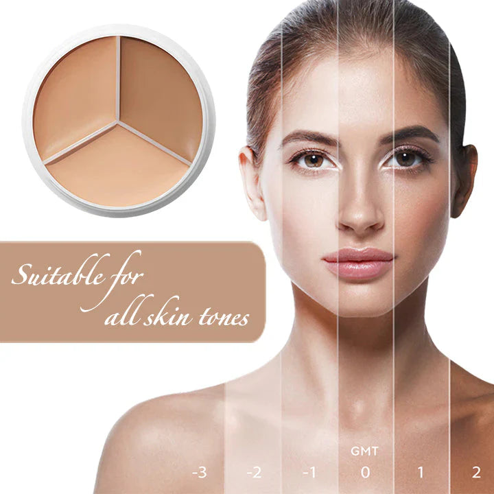 🎁3-In-1 Contouring And Brighten Concealer Palette