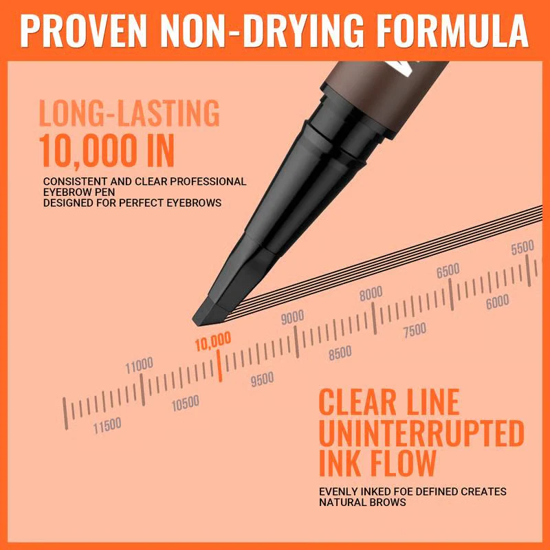 🎁Buy 1 Get 1 Free🔥 4D Brow Pen – For Natural, All-Day Eyebrow & Eyeliner Perfection! 💁‍♀
