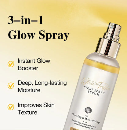 ✨ White Truffle Double-Layer Hydrating MistHE——Korean Glass Skin Starts With One Spray 💧🤍