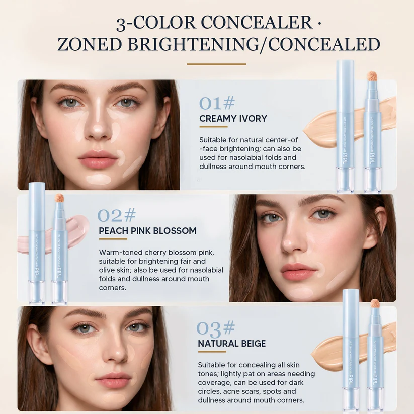 ⏰️Buy one get one free - last day!✨Dual-Effect Concealer & Powder Foundation🎀