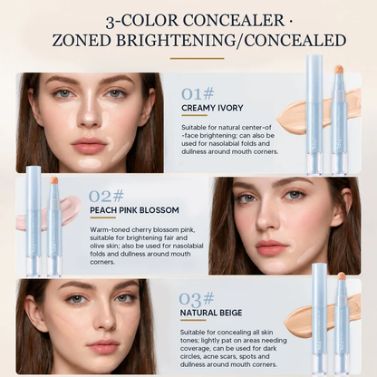 ⏰️Buy one get one free - last day!✨Dual-Effect Concealer & Powder Foundation🎀