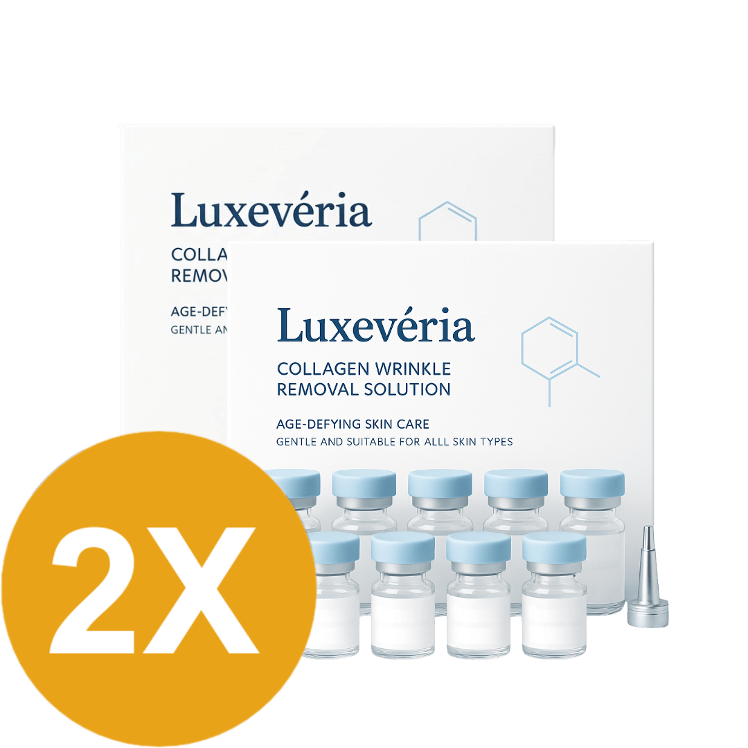 ✨❤️Luxevéria : Clinical-Grade Collagen That Erases Deep Lines Without Needles🛒✨