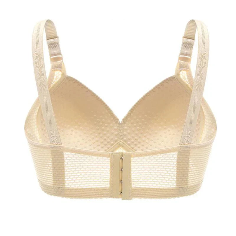 2025 WOMEN BACK BUCKLE COTTON BRAS WIRE FREE PLUS SIZE SHOULDER STRAPS BRASIERES COMFORT